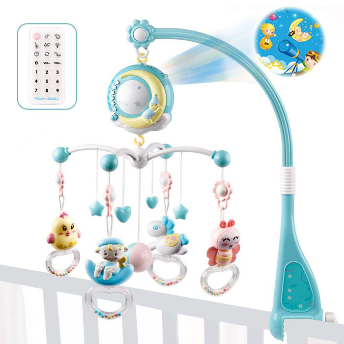 Bébé hochets berceau Mobiles support de jouet rotatif Mobile lit cloche boîte musicale Projection nouveau-né bébé garçon jouets