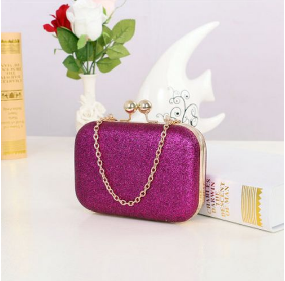 Women Handbag Evening Bags For Party New Women Chain Shoulder Bag Ladies Fashion Gold Clutch Box Bag Women Messenger