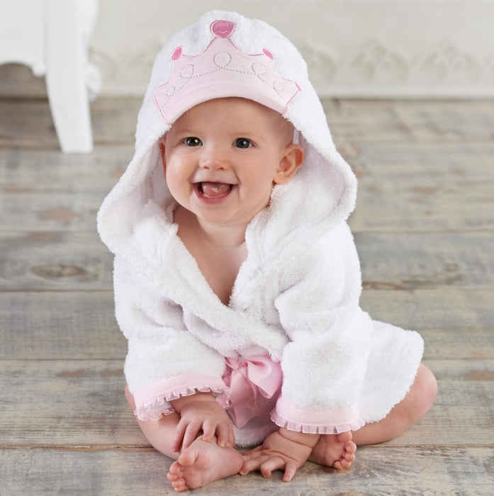 Albornoz infantil absorbente con capucha y forma de animal