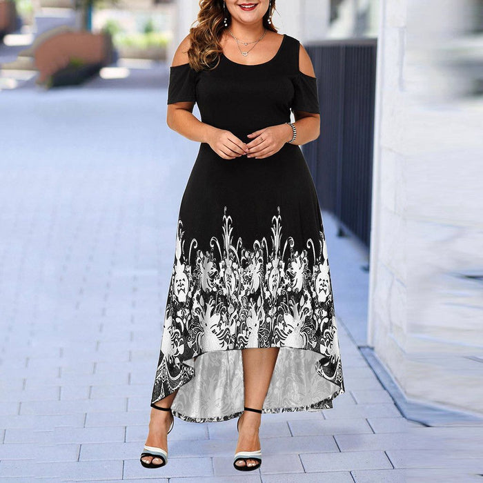 Festa à noite verão plus size maxi vestido feminino xl curto