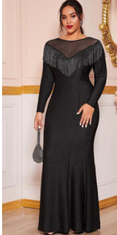 Grosses femmes grande taille soirée bal robe longue robes