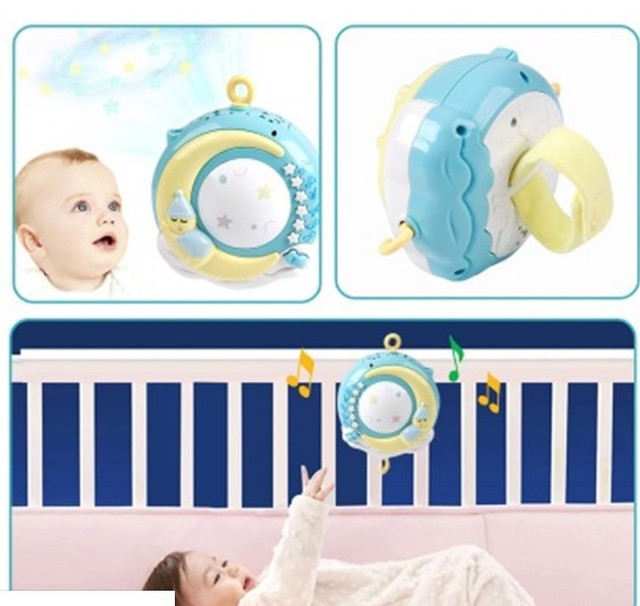 Bébé hochets berceau Mobiles support de jouet rotatif Mobile lit cloche boîte musicale Projection nouveau-né bébé garçon jouets