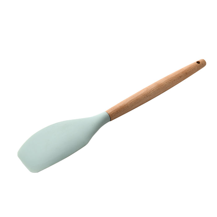 Silicone Kitchenware With Wooden Handle