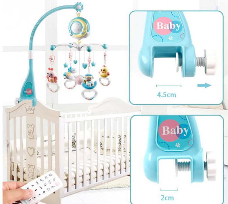 Bébé hochets berceau Mobiles support de jouet rotatif Mobile lit cloche boîte musicale Projection nouveau-né bébé garçon jouets