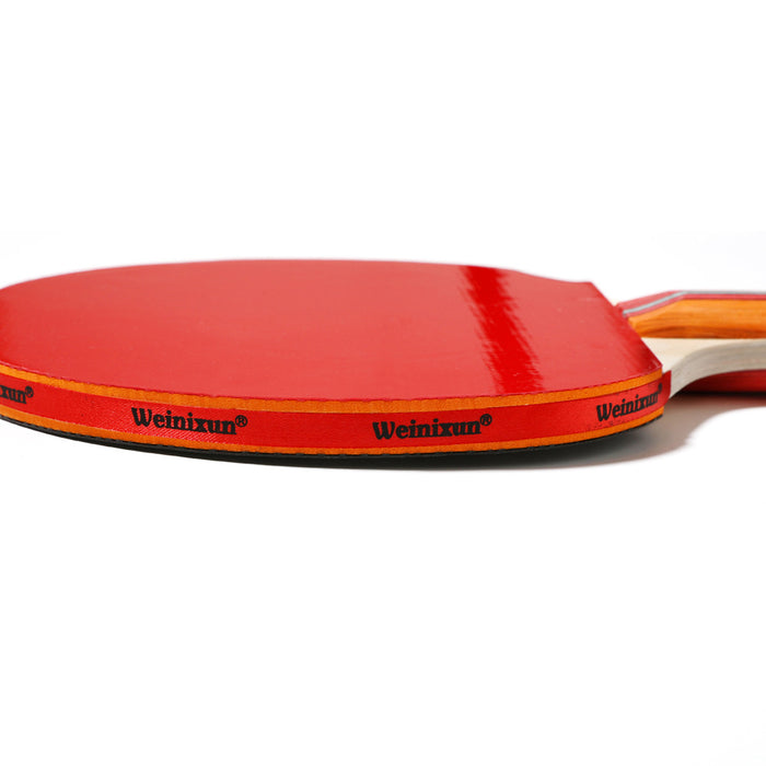 Double reverse rubber horizontal racket ping pong racket