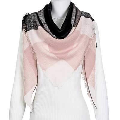 esign Sciarpa triangolare da donna Sciarpe lunghe Scialle Autunno Inverno