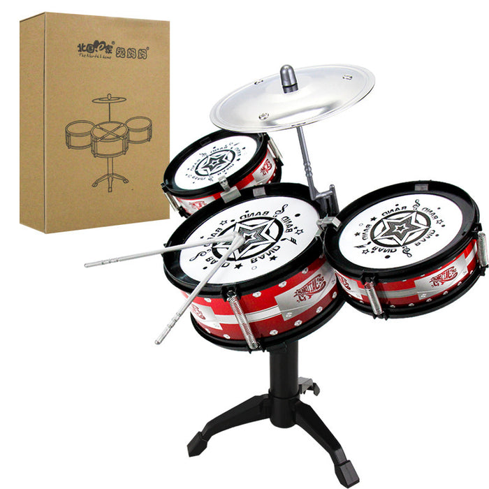 Bateria infantil, bateria de jazz, brinquedos musicais, instrumentos de percussão, brinquedos de educação infantil para meninos