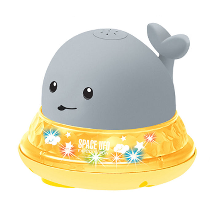 Nouveau Bébé salle de bain bain électrique Induction baleine Spray petit jouet