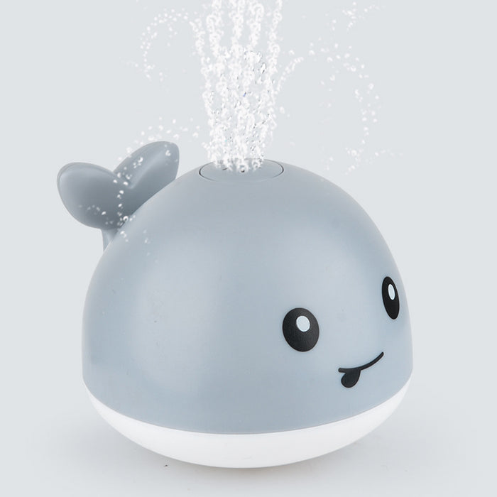 Nouveau Bébé salle de bain bain électrique Induction baleine Spray petit jouet