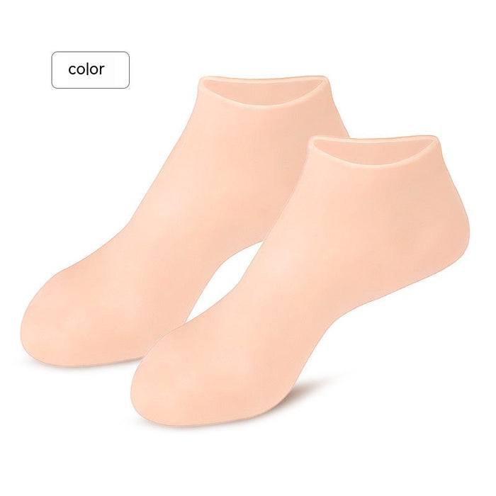 Chaussettes élastiques pour soins de la peau des pieds