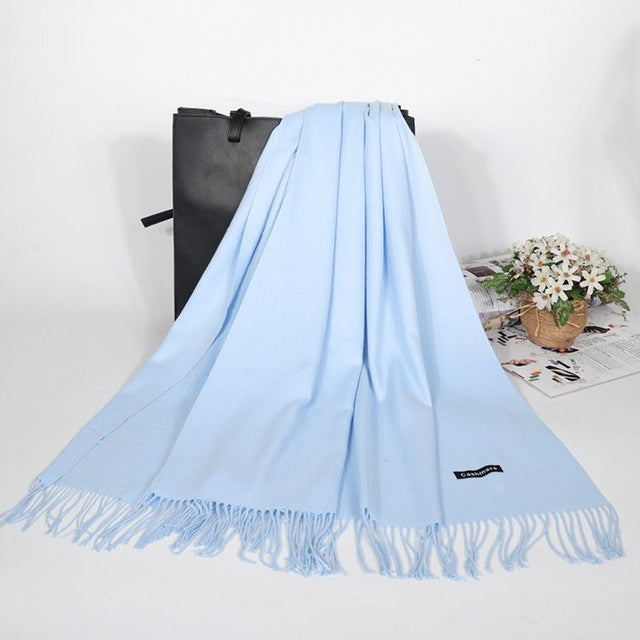 Winter Cashmere Women Scarf Female Luxury Brand Scarves Lady