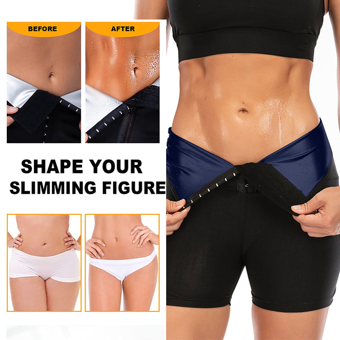 Calças de emagrecimento cintura trainer shapewear barriga quente thermo suor leggings fitness treino suor sauna calças corpo shaper