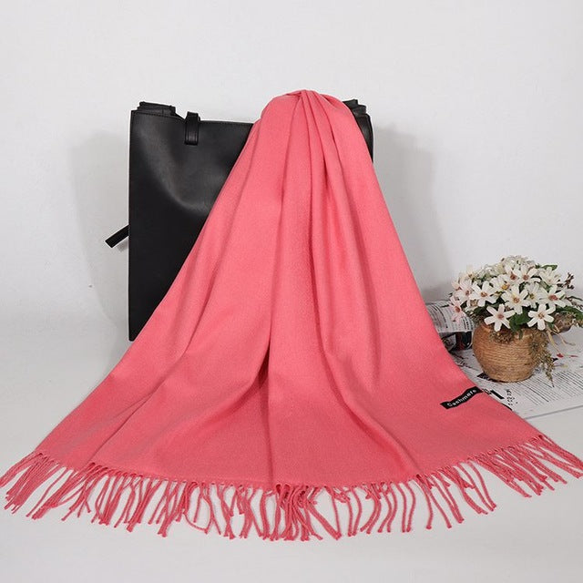 Winter Cashmere Women Scarf Female Luxury Brand Scarves Lady