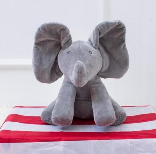 Peluche éléphant interactive Peek-A-Boo