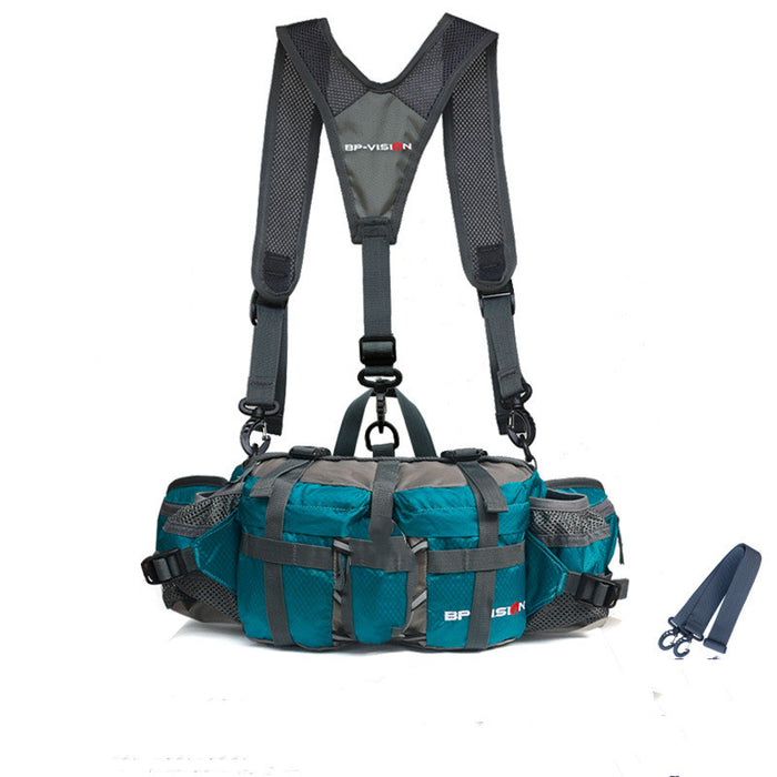 Táticas saco da cintura das mulheres dos homens multifuncional à prova dwaterproof água bolsa de ombro ao ar livre acampamento caminhadas equitação viagem esporte chaleira mochila saco