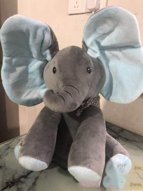 Peluche interattivo Peek-A-Boo con elefante