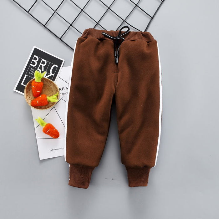 Vêtements d'hiver pour bébé et pantalons en velours
