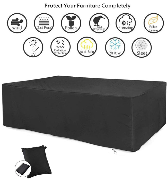 Couverture de Table imperméable pour meubles de jardin en tissu Oxford, offre spéciale