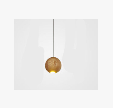 Nordic madeira maciça bola lustre personalidade criativa sala de estar jantar lâmpadas penduradas