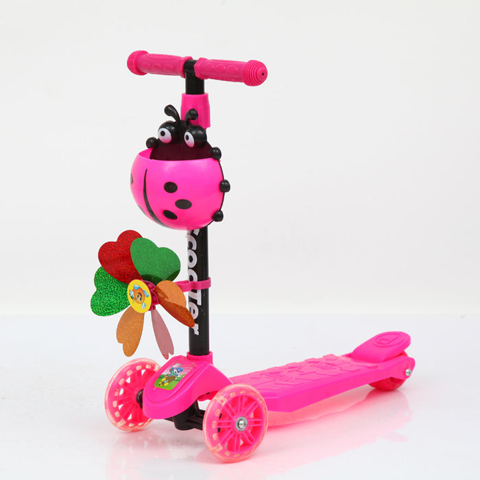 Trottinette d'équilibre à quatre roues pour enfants