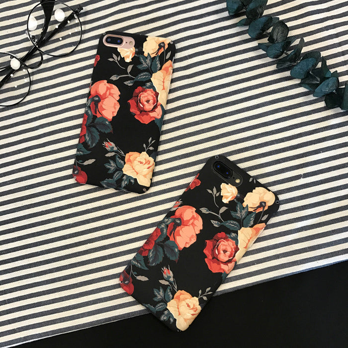 Retro cell phone accessories roses