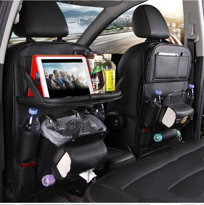 Pad Bag Organizer Tray Car Seat Car Trash Can Car Accessories Foldable Table Travel