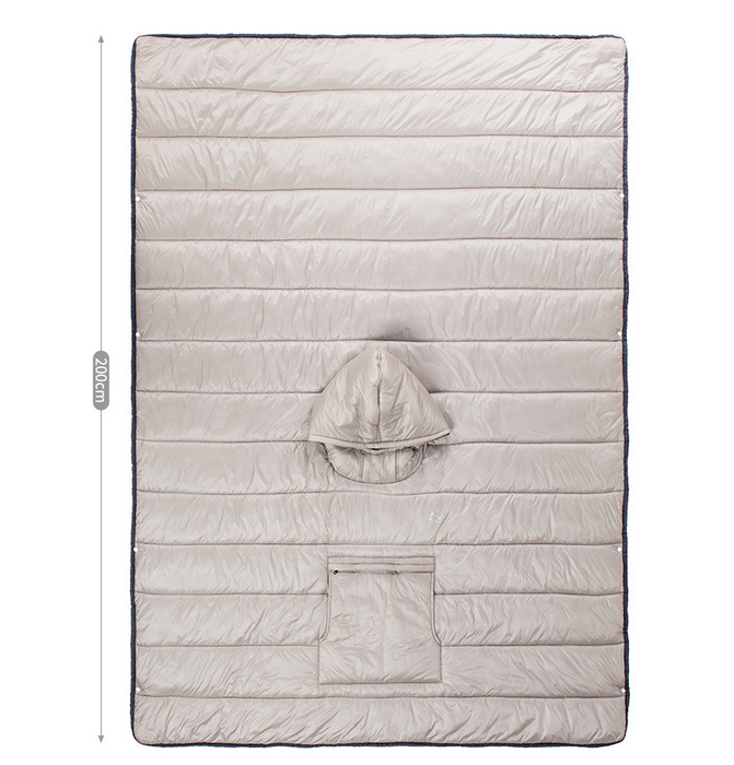 Portable Camping Quilt Warmer Camping Sleeping Bag Travel Portable Cloak