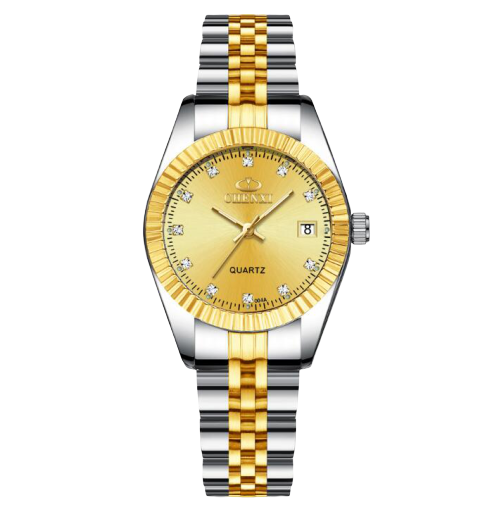 Golden couple watch men