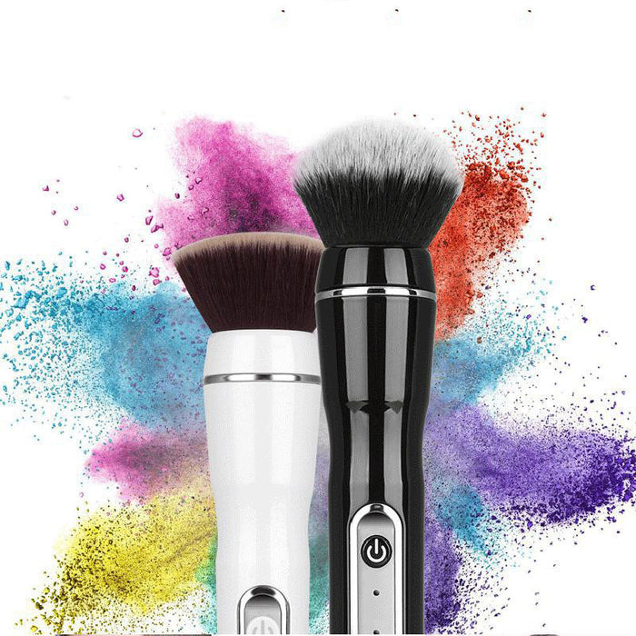 Electric makeup brush, automatic fiber hair foundation blusher brush, multifunctional beauty tools