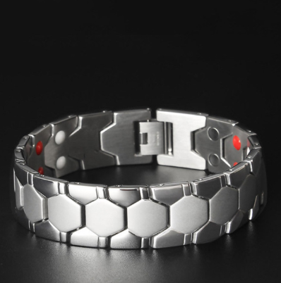 Health Energy 4 IN 1 Bracelet Magnetic Titanium Bio Energy Bracelet for Men Arthritis Twisted Healthy Magnetic Bracelet