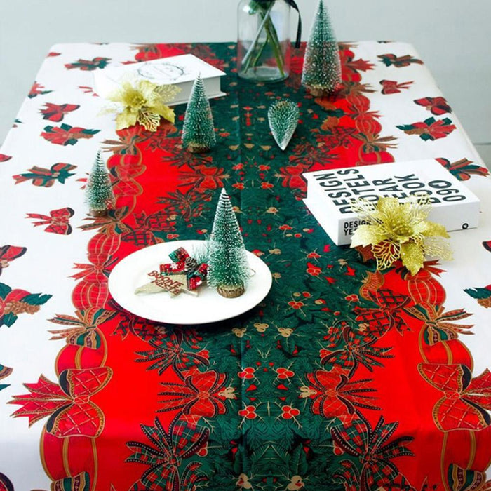 Rechteckige Tischdecke aus Stoff für Weihnachtsfeiern für Hochzeitsfeiern