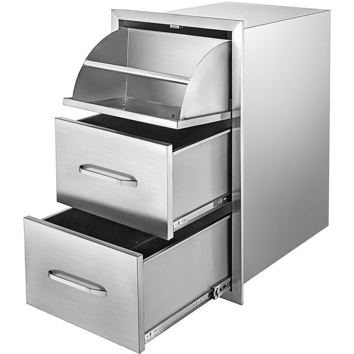 VEVOR Multi Size/Type Outdoor Kitchen Drawers W/ Handle Stainless Steel